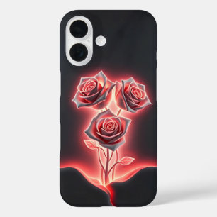 Coque Pour iPhone 16 Coque iphone Coque-Mate d'élégance florale de Neon