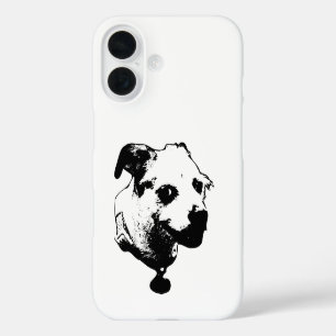 Coque Pour iPhone 16 Coque iphone d'art Terrier Mix