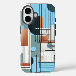 Coque Pour iPhone 16 Coque iphone de composition géométrique