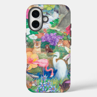 Coque Pour iPhone 16 Coque iphone de la flore et de la faune tropicales