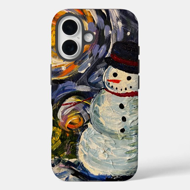 Coque Pour iPhone 16 Coque iphone de neige (Verso)