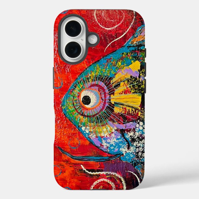 Coque Pour iPhone 16 Coque iphone de poisson (Verso)