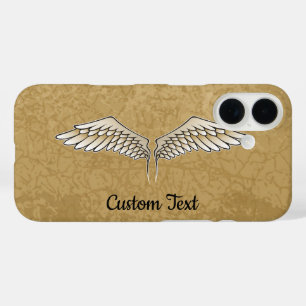 Coque Pour iPhone 16 Coque iphone des ailes beiges