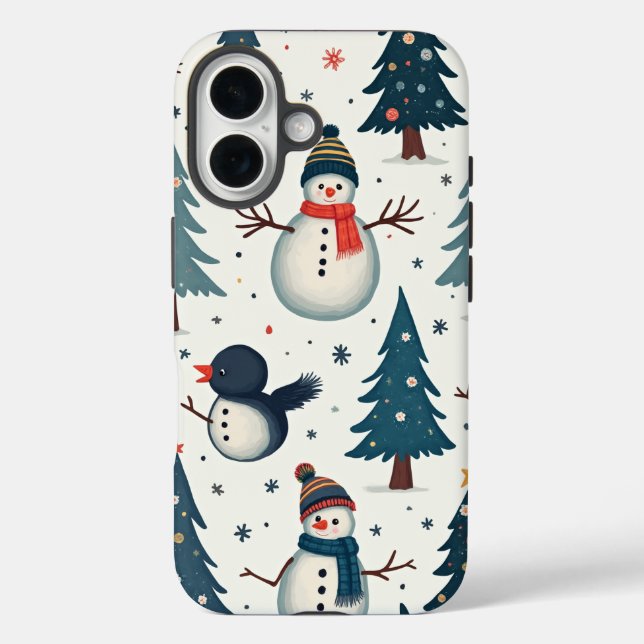 Coque Pour iPhone 16 coque iphone d'hiver (Verso)
