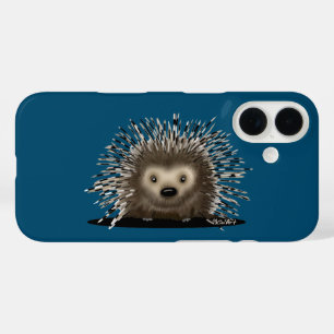 Coque Pour iPhone 16 Coque iphone KiniArt Porcupine