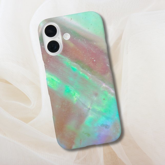Coque Pour iPhone 16 Coque iphone Motif Abalone Sheel (Créateur téléchargé)
