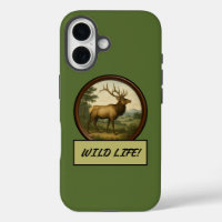 Coque iphone nord-américain de l'Olive foncé