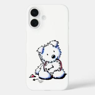 Coque Pour iPhone 16 Coque temps Westie-coque iphone de date