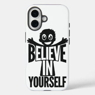 Coque Pour iPhone 16 Crois en toi-même coque iphone