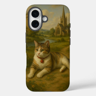 Coque Pour iPhone 16 Cute Chat dans le jardin avec coque iphone