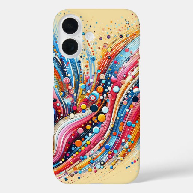 Coque Pour iPhone 16 Danse des couleurs iPhone / coque ipad (Verso)