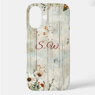 Coque Pour iPhone 16 Dentelles et marguerites vintages coque iphone rus