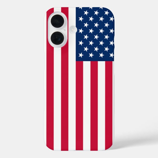 Coque Pour iPhone 16 Drapeau américain coque iphone (Verso)