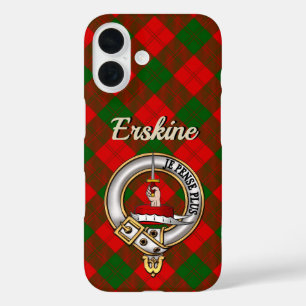 Coque Pour iPhone 16 Erskine Clan Badge & Tartan iPhone / coque ipad