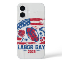 Fête du Travail 2025 Sports iPhone 16 Coque - Trav