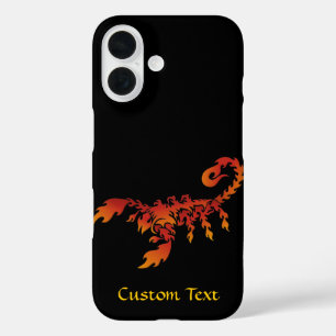 Coque Pour iPhone 16 Flames Coque Scorpion-Mate coque iphone