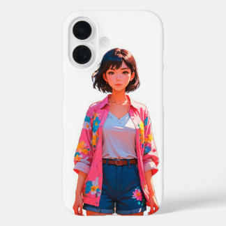 Coque Pour iPhone 16 Floral Summer Chic iPhone 16 Coque