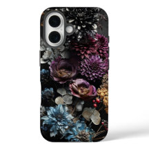Gothique Floral iPhone 16 Coque