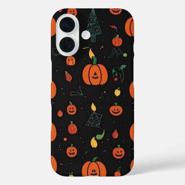 Coque pour IPhone 16 Halloween (Verso)