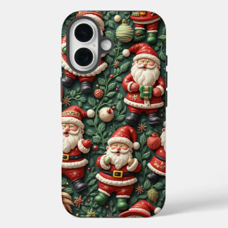 Coque Pour iPhone 16 iPhone Noël Père Noël Coque