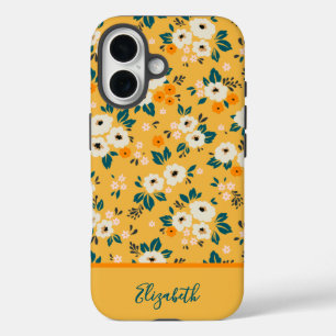 Coque Pour iPhone 16 Jolies Fleurs Féminines Coque Case-Mate iPhone