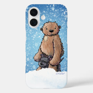 Coque Pour iPhone 16 KiniArt Bigfoot & Scottie Dog iPhone / coque ipad
