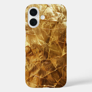 Coque Pour iPhone 16 Luxueux coque iphone à huile d'or écrasé