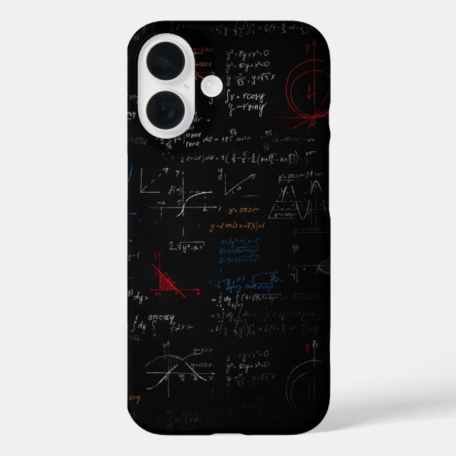 Coque Pour iPhone 16 Math iPhone 16 Coque (Verso)
