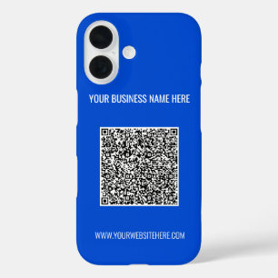 Coque Pour iPhone 16 Modèle de texte et de coque iphone couleur QR pers