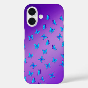 Coque Pour iPhone 16 Moonlit Butterflies iPhone 16 Coque - Art Whimsica
