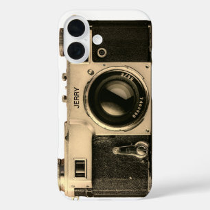 Coque Pour iPhone 16 Ordinateur Vintage personnalisé iPhone 16 Coque