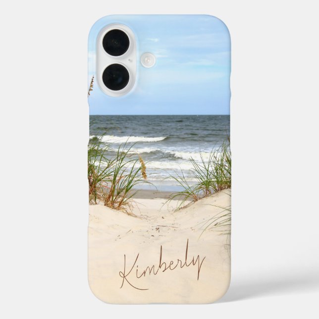 Coque Pour iPhone 16 Plage iPhone 16 Coque (Verso)