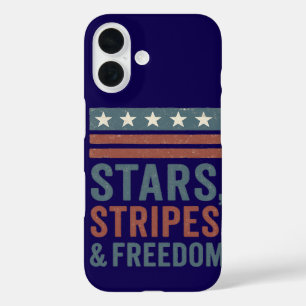 Coque Pour iPhone 16 Stars Stripes & Liberté coque iphone Patriotique U