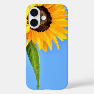 Coque Pour iPhone 16 Tournesol contre ciel bleu coque iphone