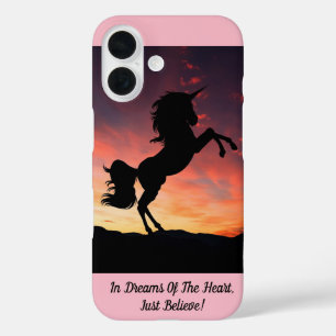 Coque Pour iPhone 16 Unicorn Silhouette iPhone / coque ipad