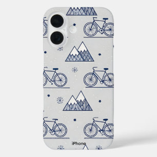 Coque Pour iPhone 16 Vélo d'hiver Mountain iPhone 16 Coque