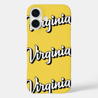 Coque Pour iPhone 16 Virginia Pride iPhone 16 Pro Coque