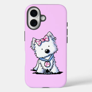 Coque Pour iPhone 16 Westie Dot Girlie Chien coque iphone