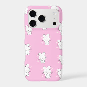 Coque pour iPhone Lapin Mignon – Joli design rose