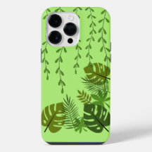 Jungle Feuille Coque-Mate iPhone 14 Pro Max Coque