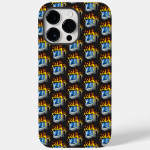 Coque Pour Pour iPhone 14 Pro Max Ordinateur Fire iPhone / coque ipad