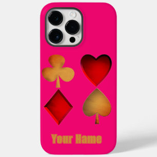 Coque Pour Pour iPhone 14 Pro Max symboles de jeu de cartes Coque-Mate coque iphone