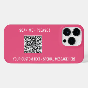 Coque Pour Pour iPhone 14 Pro Max Vos informations d'analyse de code QR coque iphone