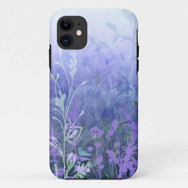 Coque Purple Floral iPhone 5G (Dos)