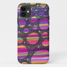 Coque Rainbow Circle Doodle iPhone 11