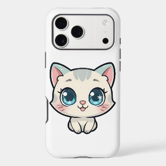 Coque rigide pour iPhone 17 Pro Max avec chat mign