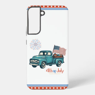 Coque Samsung Galaxy 4 juillet rustique/vintage