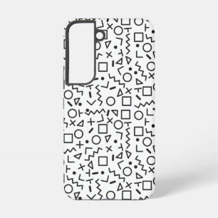 Coque Samsung Galaxy 90's Black & White Shapes Motif