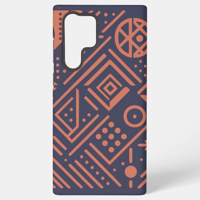 Coque Samsung Galaxy Abstract design with geometric shapes (Verso)