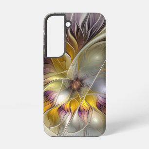 Coque Samsung Galaxy Abstrait Imaginaire coloré Fleur moderne Fractal